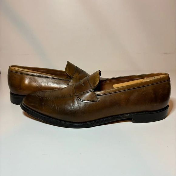 Allen Edmonds "Lake Forest" Penny Loafers 11.5 D Cordovan DISCONTINUED STYLE - Picture 5 of 9